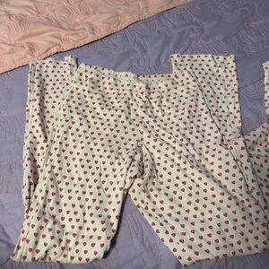roller rabbit Heart Patterned Pajama Pants